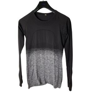 Lululemon Swiftly Tech long sleeve tee black women's size 8